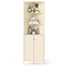 68-Inch Tall Corner Bathroom Cabinet with 5 Shelves and 2 Fluted Doors